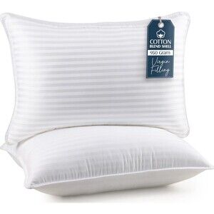 Utopia Bedding Bed Pillows for Sleeping Standard Size (White), Set of 2 Cooling